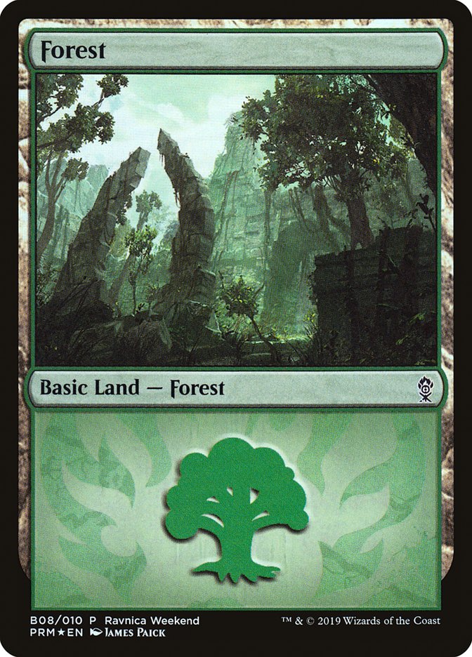 Forest (B08) [Ravnica Allegiance Guild Kit] | Tables and Towers