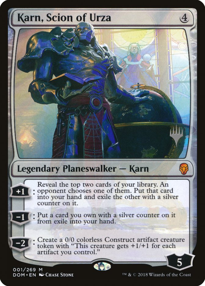 Karn, Scion of Urza (Promo Pack) [Dominaria Promos] | Tables and Towers