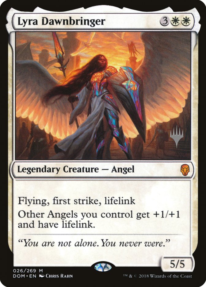 Lyra Dawnbringer (Promo Pack) [Dominaria Promos] | Tables and Towers