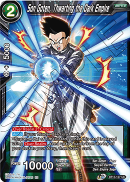 Son Goten, Thwarting the Dark Empire (Uncommon) (BT13-127) [Supreme Rivalry] | Tables and Towers