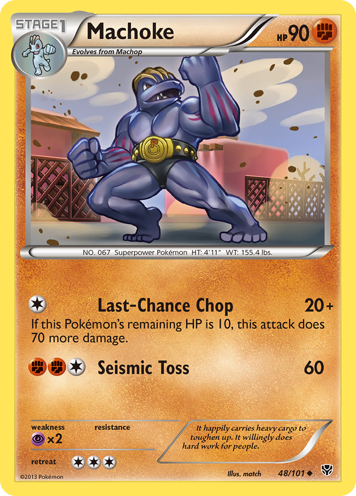 Machoke (48/101) [Black & White: Plasma Blast] | Tables and Towers