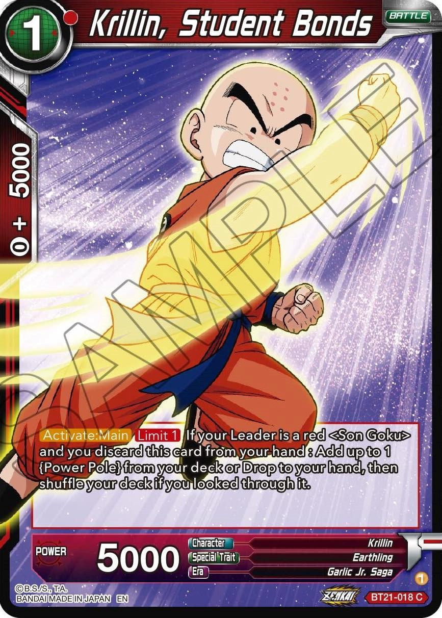 Krillin, Student Bonds (BT21-018) [Wild Resurgence] | Tables and Towers