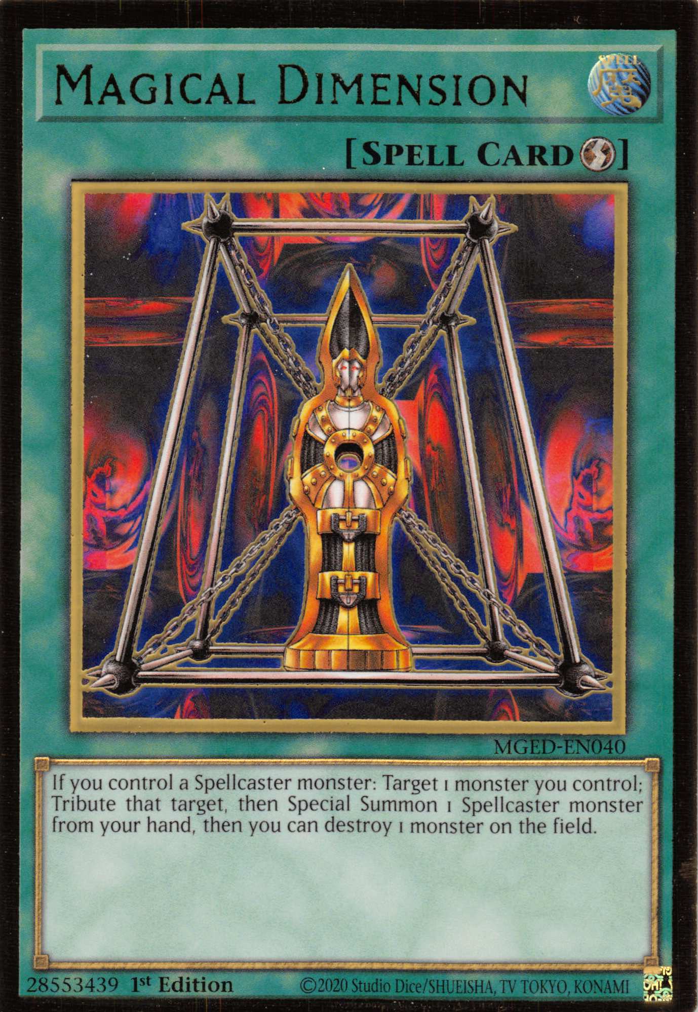 Magical Dimension [MGED-EN040] Gold Rare | Tables and Towers