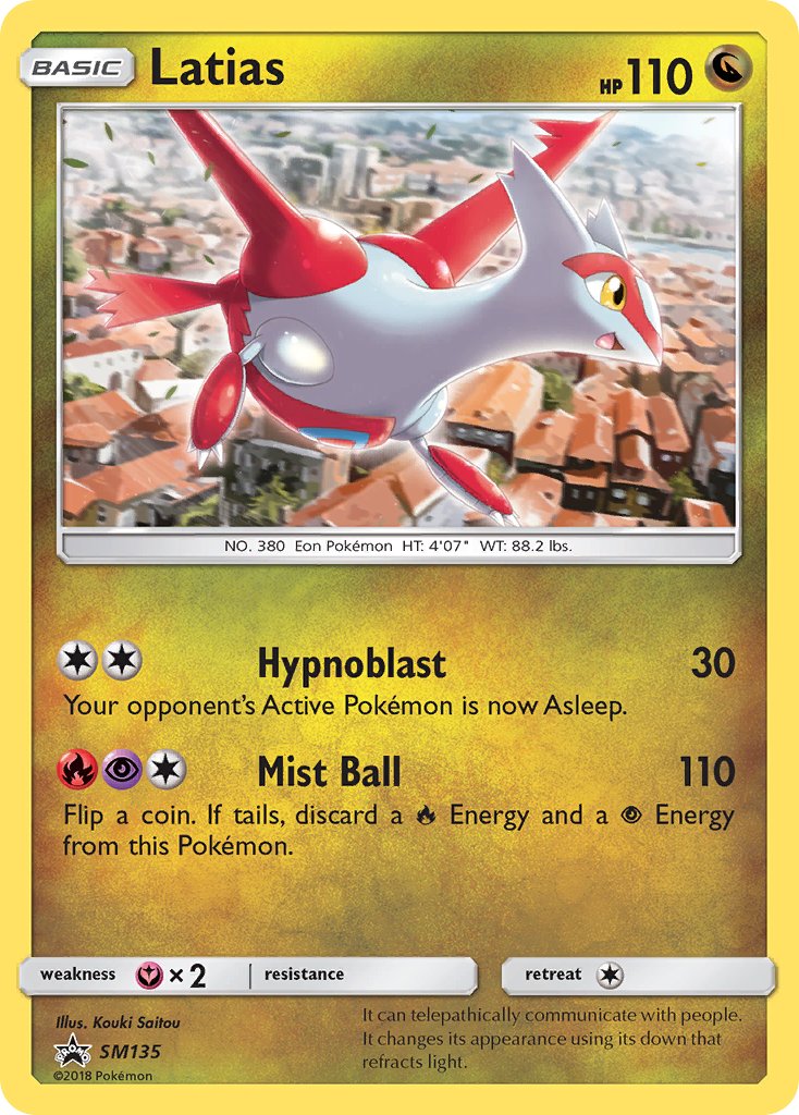 Latias (SM135) [Sun & Moon: Black Star Promos] | Tables and Towers