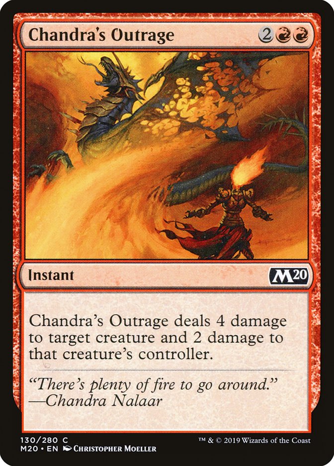 Chandra's Outrage [Core Set 2020] | Tables and Towers