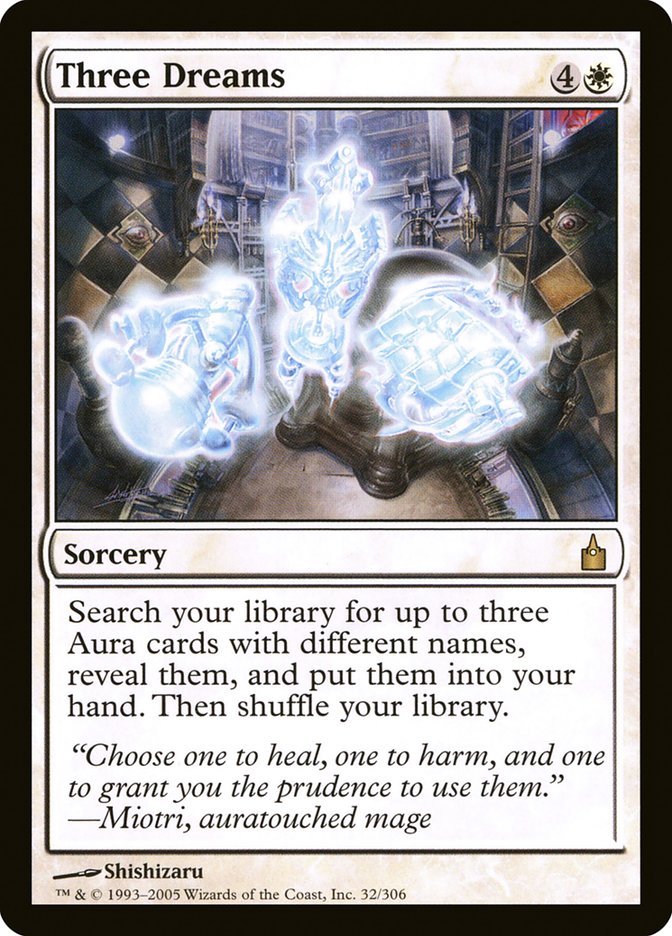 Three Dreams [Ravnica: City of Guilds] | Tables and Towers
