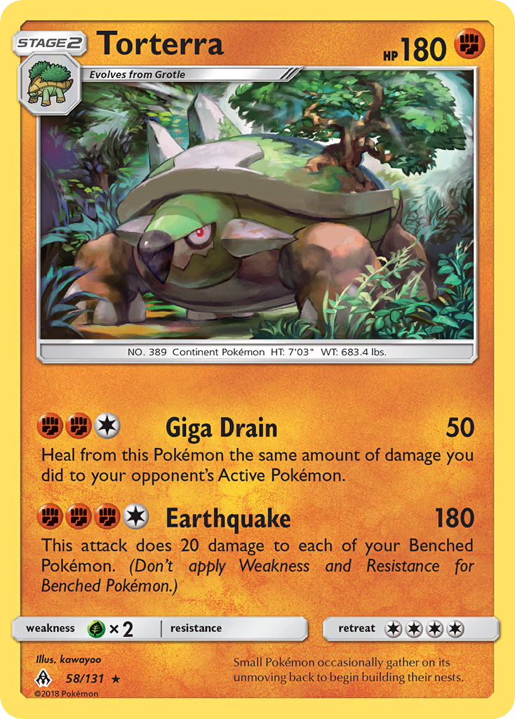 Torterra (58/131) [Sun & Moon: Forbidden Light] | Tables and Towers