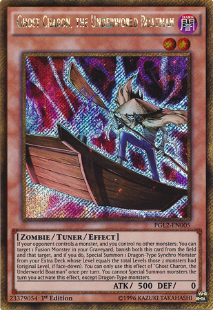 Ghost Charon, the Underworld Boatman [PGL2-EN005] Gold Secret Rare | Tables and Towers