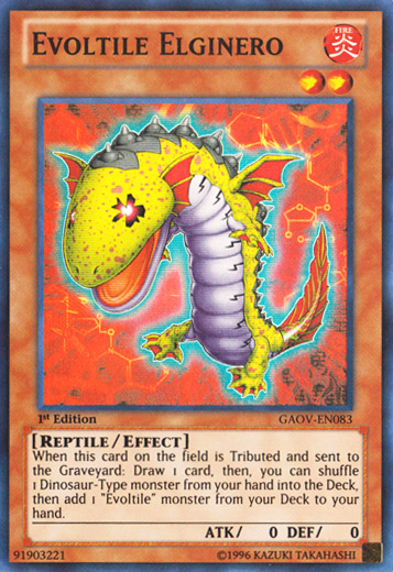 Evoltile Elginero [GAOV-EN083] Super Rare | Tables and Towers