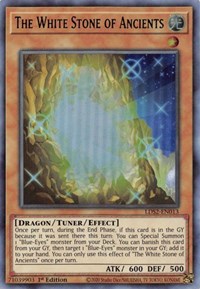 The White Stone of Ancients (Green) [LDS2-EN013] Ultra Rare | Tables and Towers