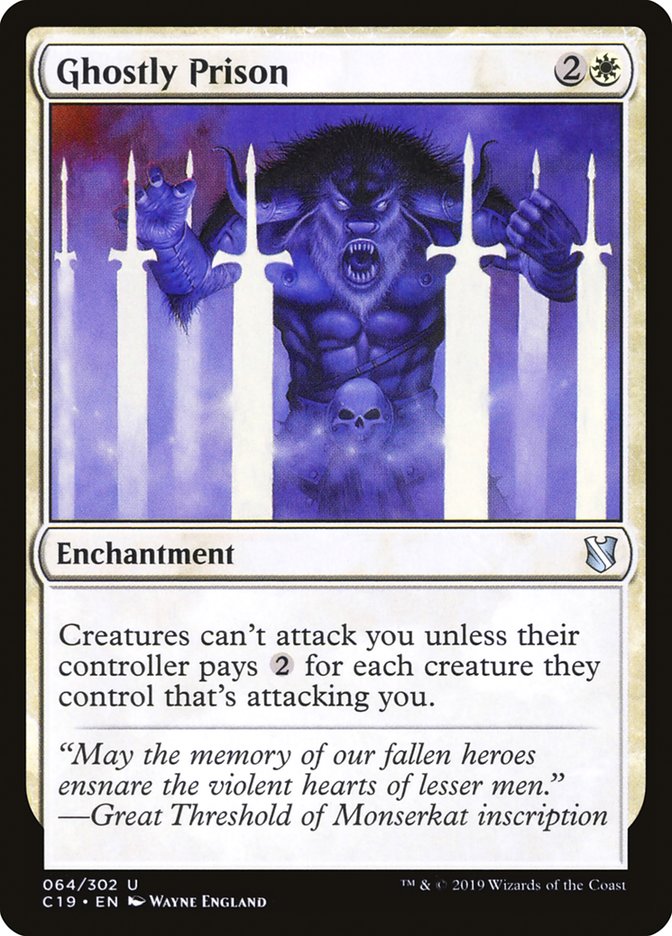 Ghostly Prison [Commander 2019] | Tables and Towers