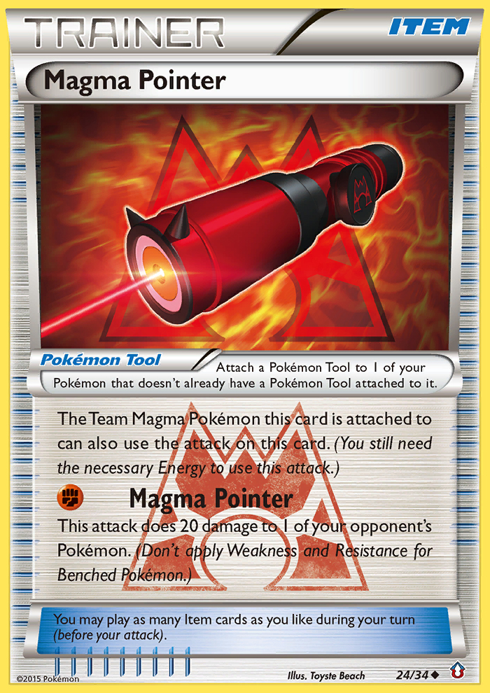 Magma Pointer (24/34) [XY: Double Crisis] | Tables and Towers