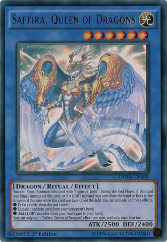 Saffira, Queen of Dragons [DUEA-EN050] Ultra Rare | Tables and Towers