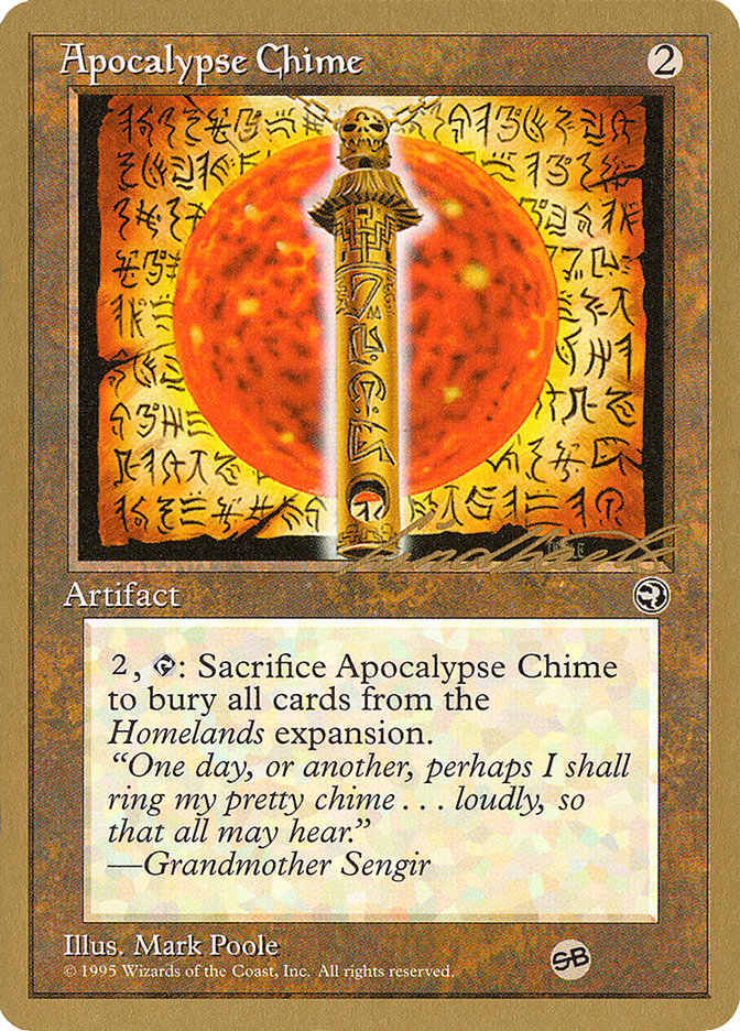 Apocalypse Chime (Leon Lindback) (SB) [Pro Tour Collector Set] | Tables and Towers