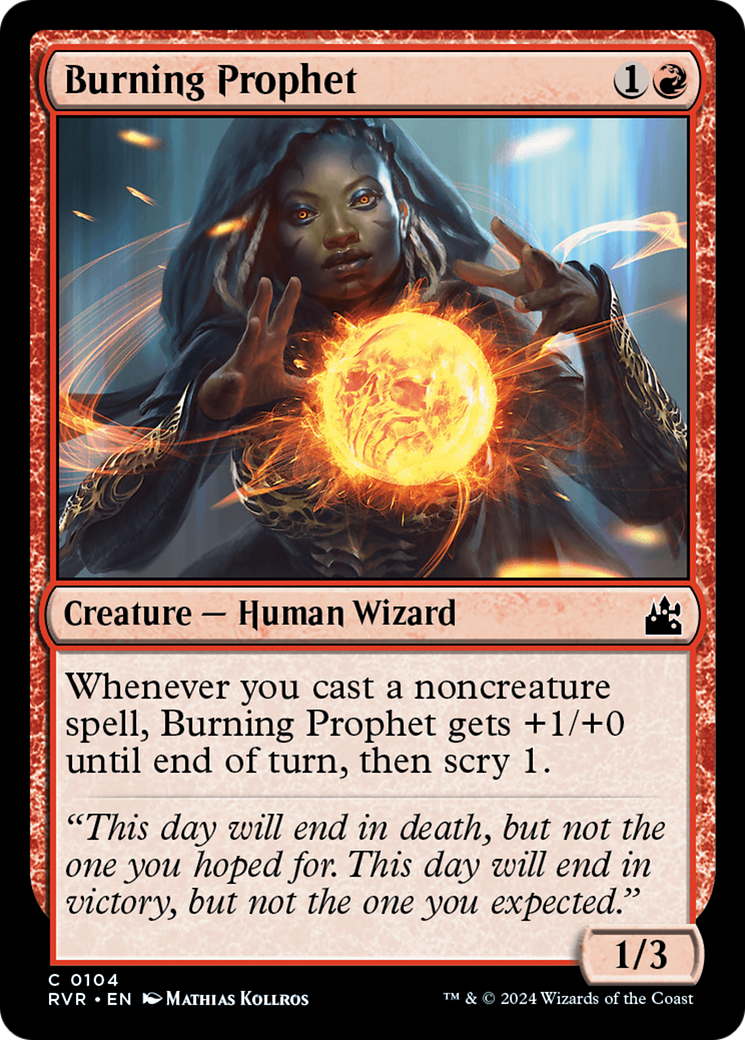 Burning Prophet [Ravnica Remastered] | Tables and Towers