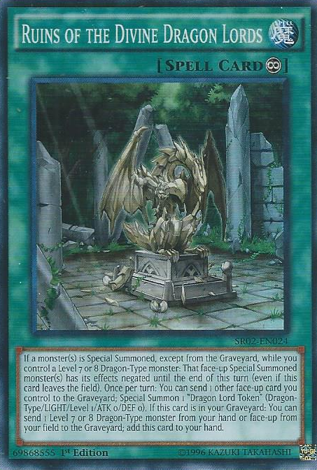 Ruins of the Divine Dragon Lords [SR02-EN024] Super Rare | Tables and Towers