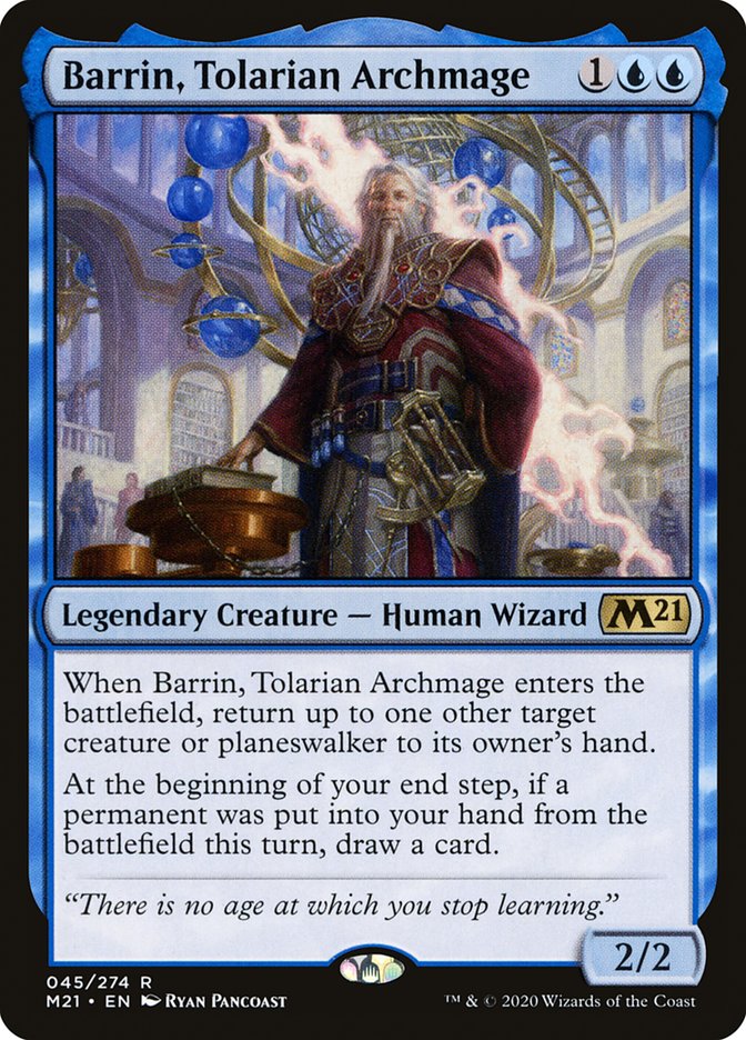 Barrin, Tolarian Archmage [Core Set 2021] | Tables and Towers