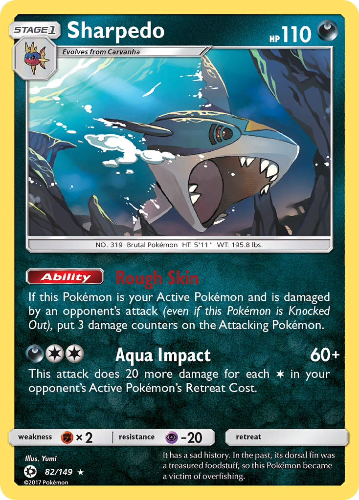 Sharpedo (82/149) [Sun & Moon: Base Set] | Tables and Towers