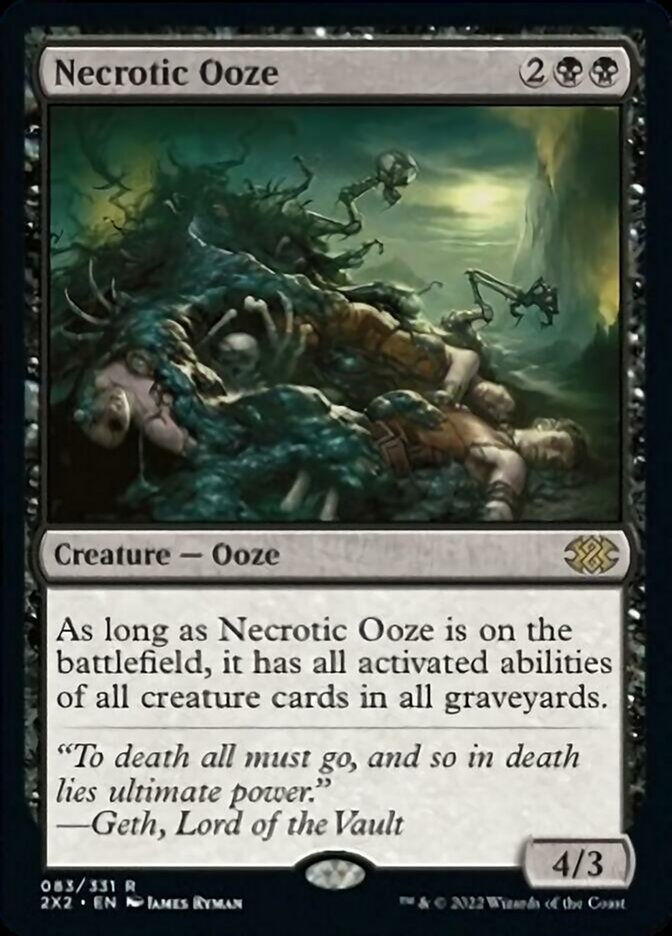 Necrotic Ooze [Double Masters 2022] | Tables and Towers