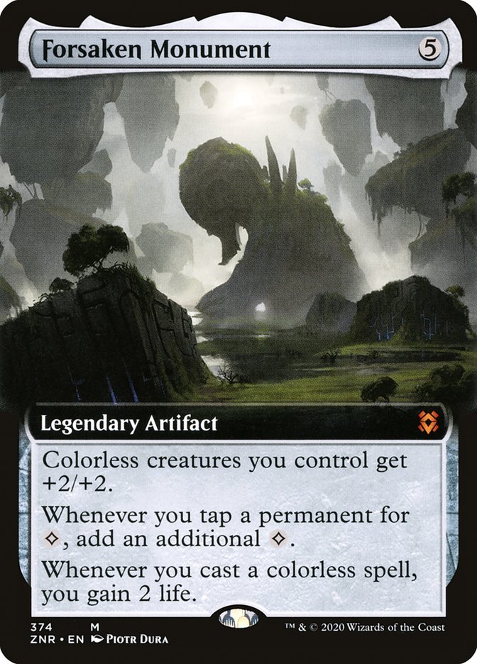 Forsaken Monument (Extended Art) [Zendikar Rising] | Tables and Towers