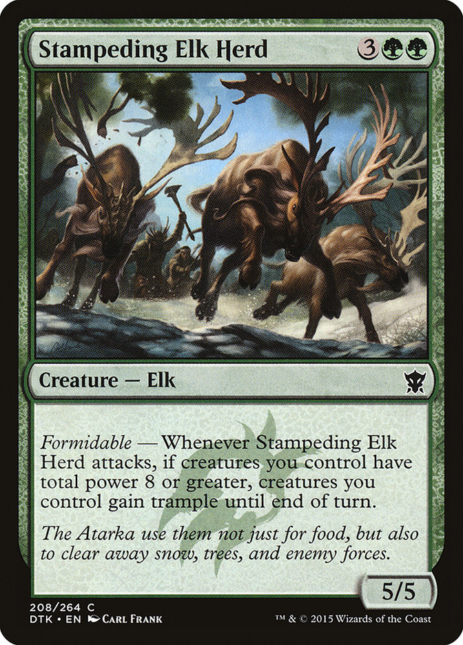 Stampeding Elk Herd [Dragons of Tarkir] | Tables and Towers