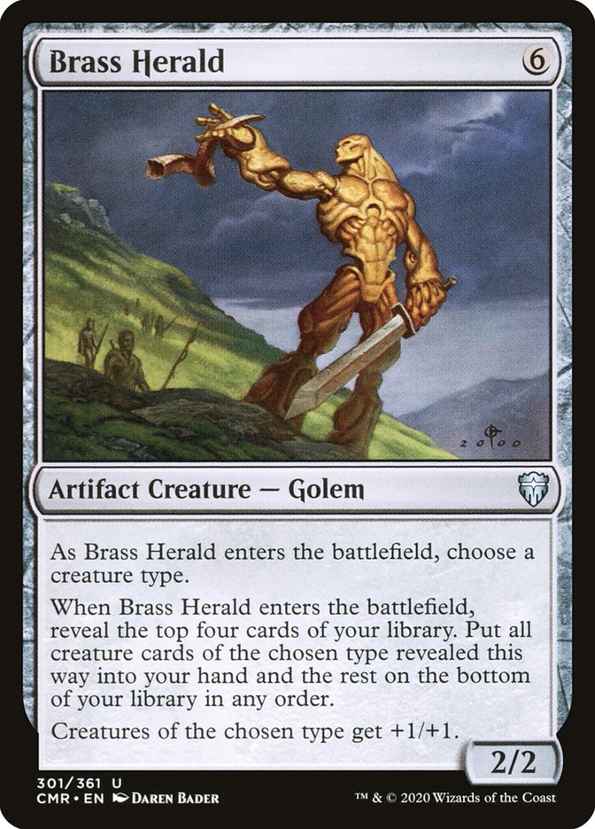 Brass Herald [Commander Legends] | Tables and Towers