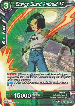 Energy Guard Android 17 (TB1-054) [The Tournament of Power] | Tables and Towers