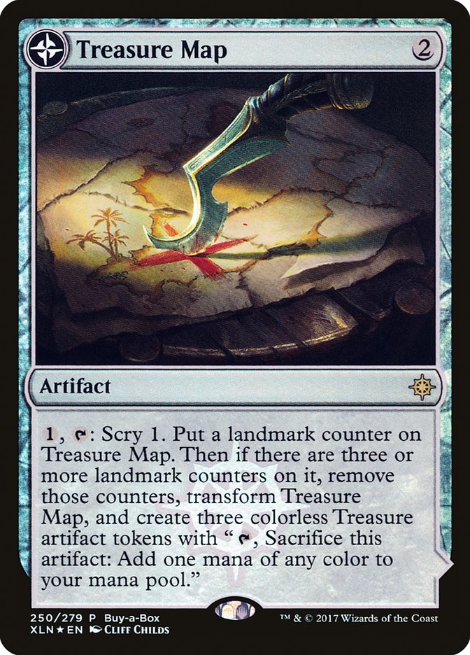 Treasure Map // Treasure Cove (Buy-A-Box) [Ixalan Treasure Chest] | Tables and Towers