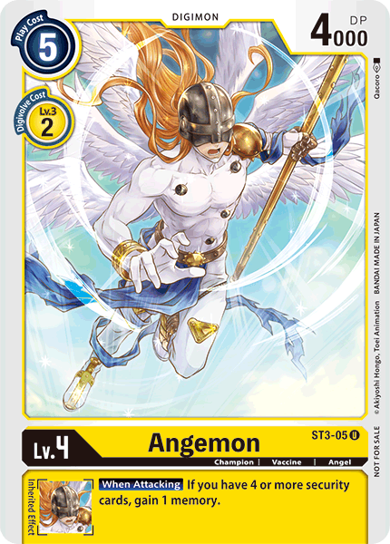 Angemon [ST3-05] (Tamer Party) [Starter Deck: Heaven's Yellow Promos] | Tables and Towers