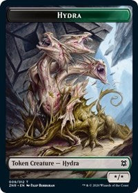 Hydra // Illusion Double-Sided Token [Zendikar Rising Tokens] | Tables and Towers