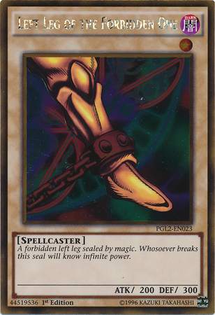 Left Leg of the Forbidden One [PGL2-EN023] Gold Rare | Tables and Towers