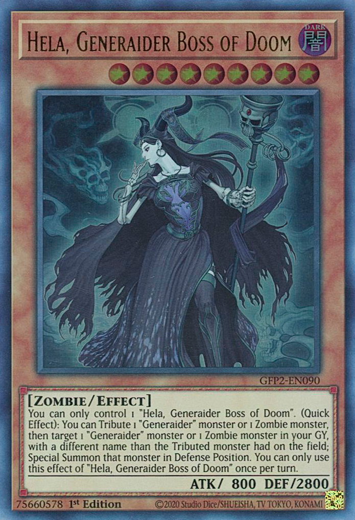 Hela, Generaider Boss of Doom [GFP2-EN090] Ultra Rare | Tables and Towers