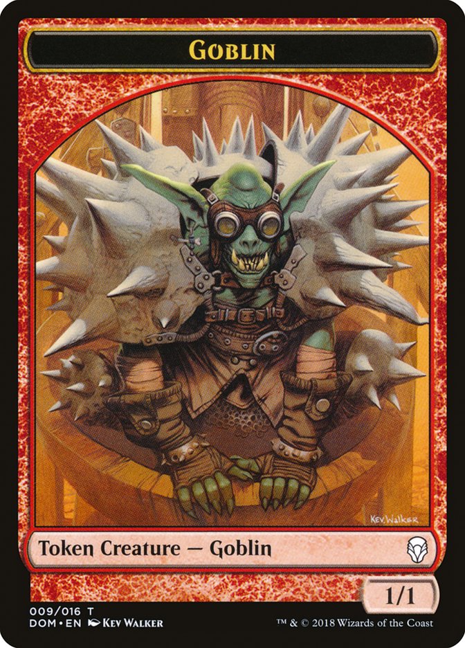 Goblin Token [Dominaria Tokens] | Tables and Towers