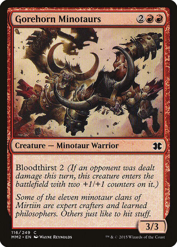 Gorehorn Minotaurs [Modern Masters 2015] | Tables and Towers