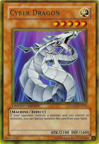 Cyber Dragon [GLD1-EN022] Gold Rare | Tables and Towers