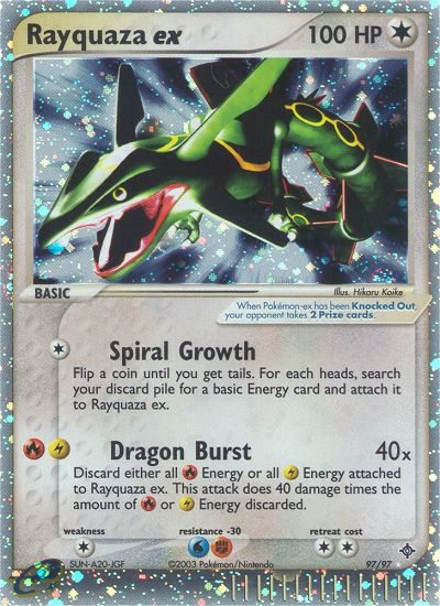 Rayquaza ex (97/97) [EX: Dragon] | Tables and Towers