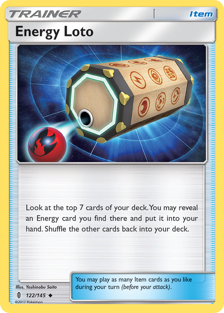 Energy Loto (122/145) [Sun & Moon: Guardians Rising] | Tables and Towers