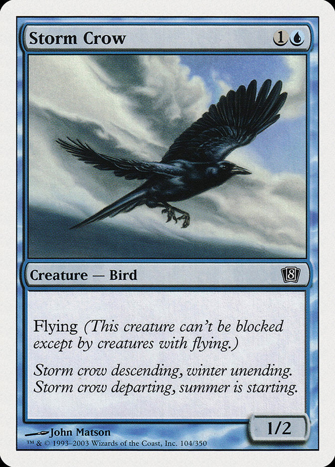 Storm Crow [Eighth Edition] | Tables and Towers