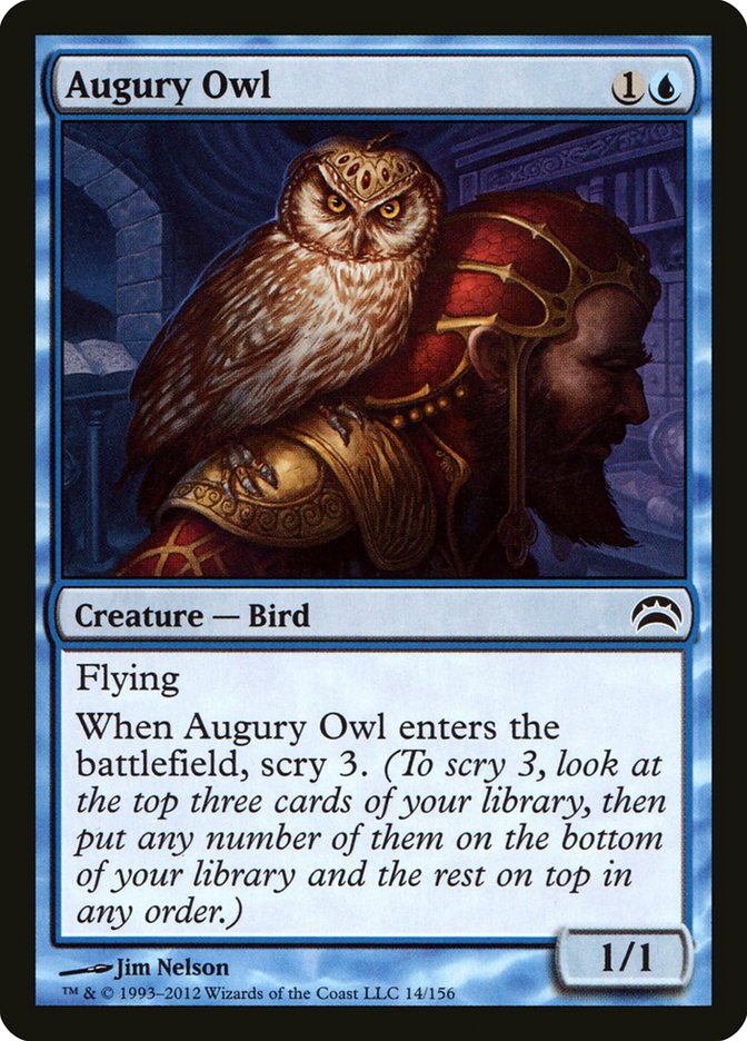 Augury Owl [Planechase 2012] | Tables and Towers