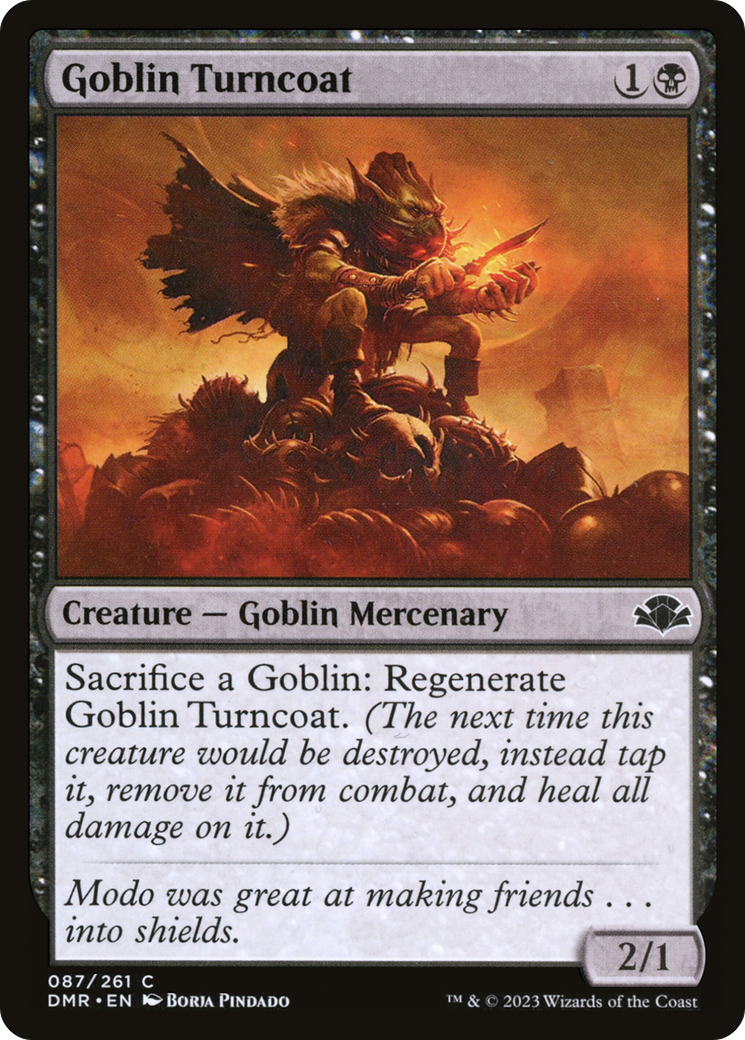 Goblin Turncoat [Dominaria Remastered] | Tables and Towers