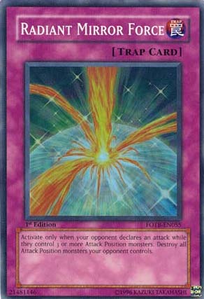 Radiant Mirror Force [FOTB-EN055] Super Rare | Tables and Towers