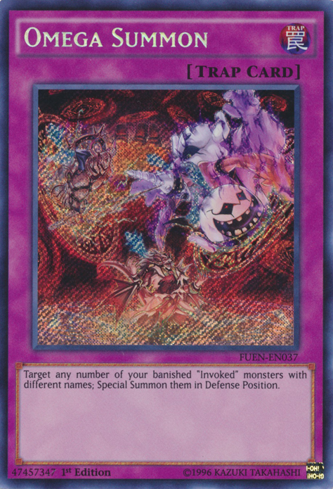 Omega Summon [FUEN-EN037] Secret Rare | Tables and Towers