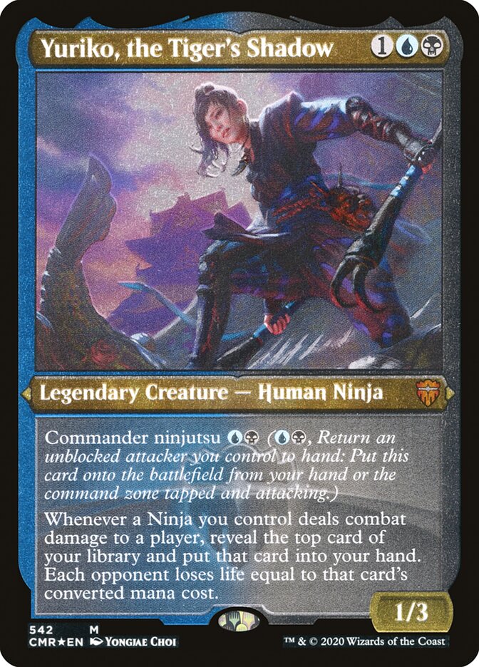 Yuriko, the Tiger's Shadow (Etched) [Commander Legends] | Tables and Towers