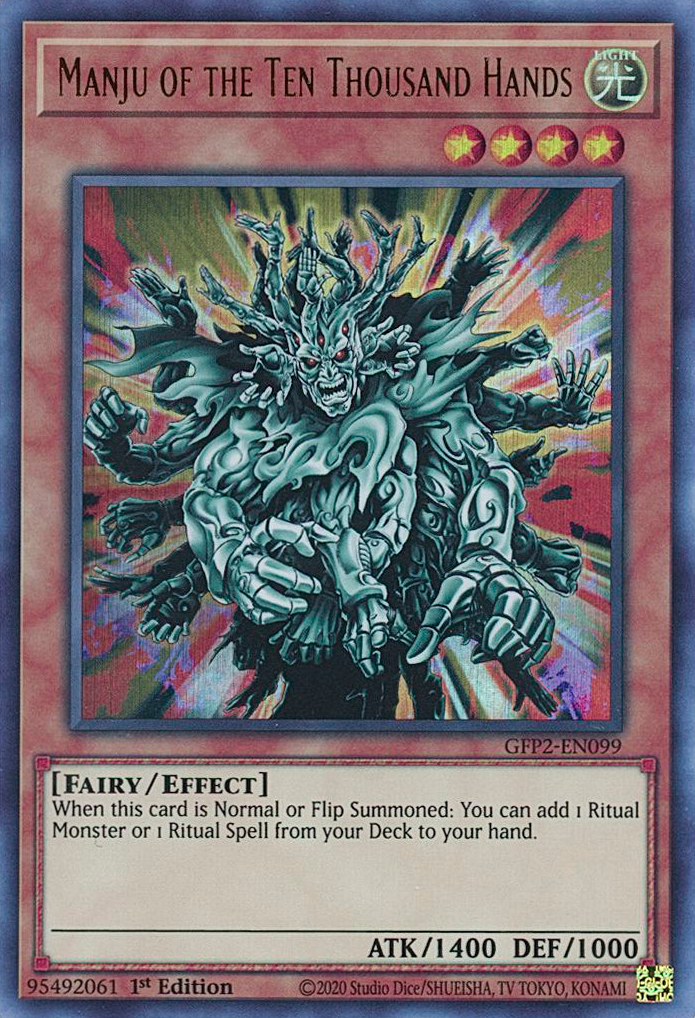 Manju of the Ten Thousand Hands [GFP2-EN099] Ultra Rare | Tables and Towers