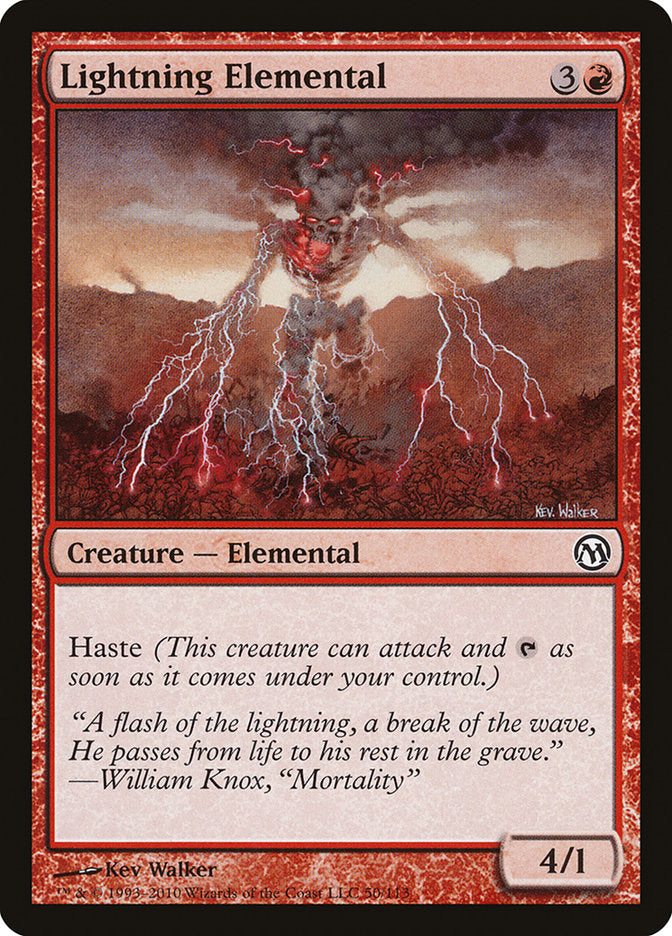 Lightning Elemental [Duels of the Planeswalkers] | Tables and Towers