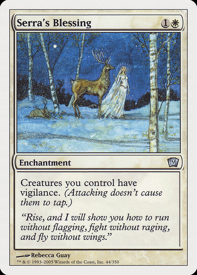 Serra's Blessing [Ninth Edition] | Tables and Towers