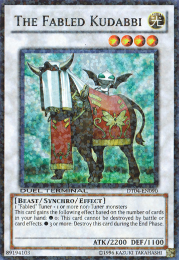 The Fabled Kudabbi [DT04-EN090] Super Rare | Tables and Towers