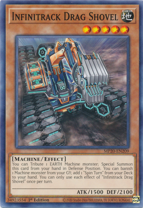 Infinitrack Drag Shovel [MP20-EN209] Common | Tables and Towers