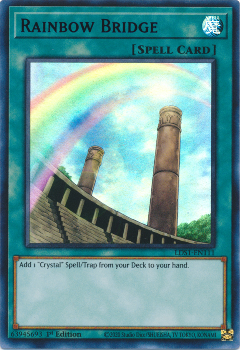 Rainbow Bridge (Purple) [LDS1-EN111] Ultra Rare | Tables and Towers