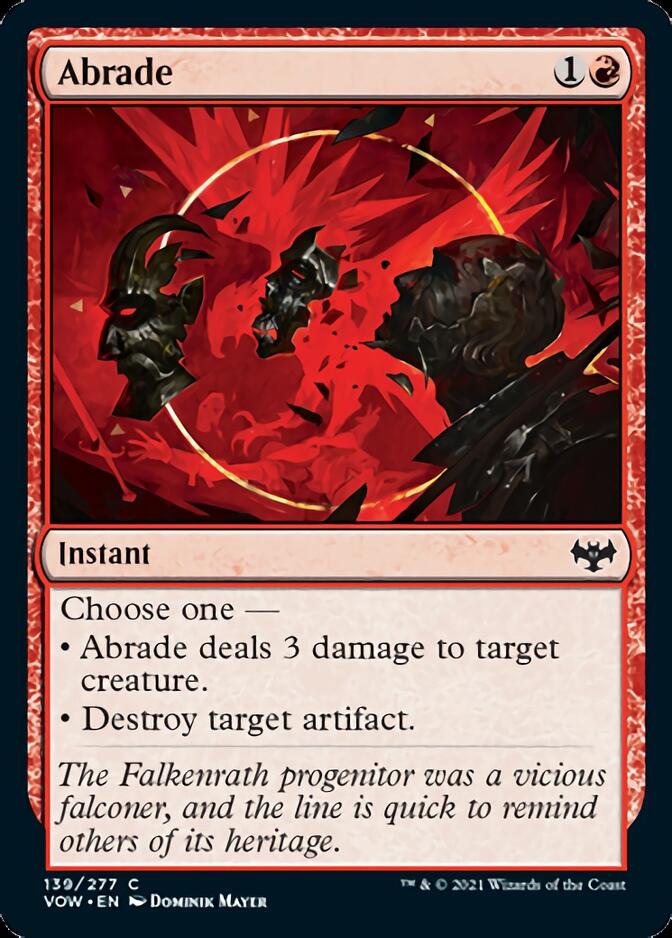 Abrade [Innistrad: Crimson Vow] | Tables and Towers